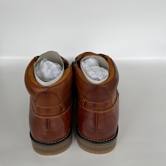 Kunsto  Genuine Leather Oxford Boots Men\'s Size 9.5 Brown main image 10